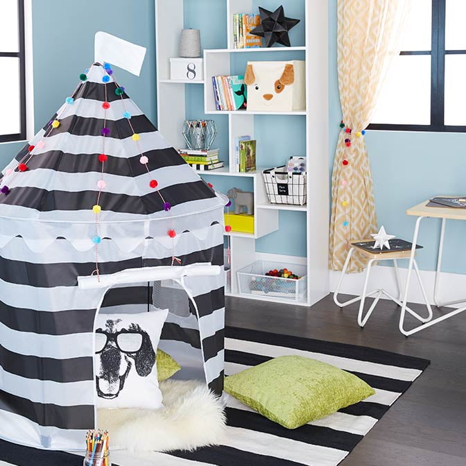 Kids Rooms Style It With Cool Hues Soft Prints