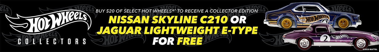 Nissan Skyline C210 or Jaguar Lightweight E-Type for FREE