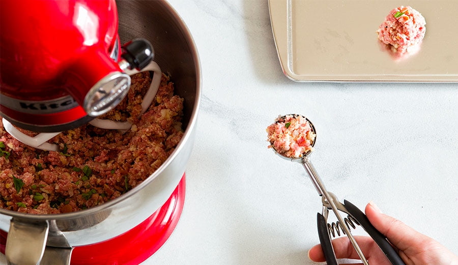 Comfort food champion saucy & smoky bacon meatballs