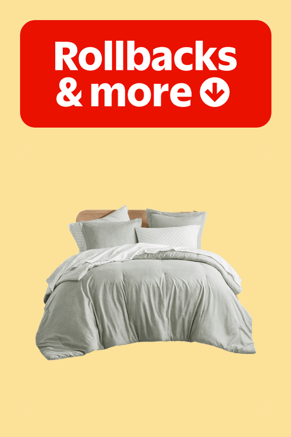 Image shows Regency Heights Queen Size Comforter Set, 7-Piece Reversible Bed in a Bag with Sheets, Sage Green