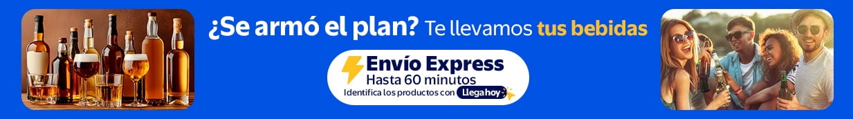 Se armo el plan te llevamos tus bebidas + envio express hasta 60 minutos