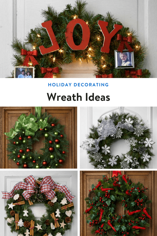 Holiday Wreath Ideas 5 Ways to Decorate Evergreen Wreaths