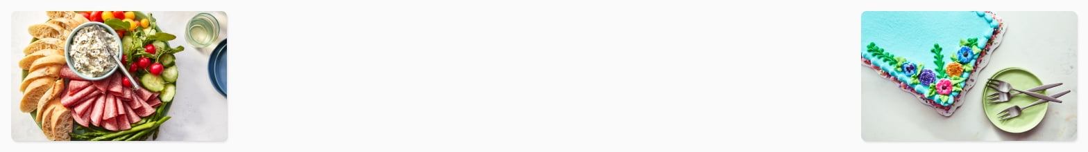 Party-time bites. Tasty for all your celebrations.