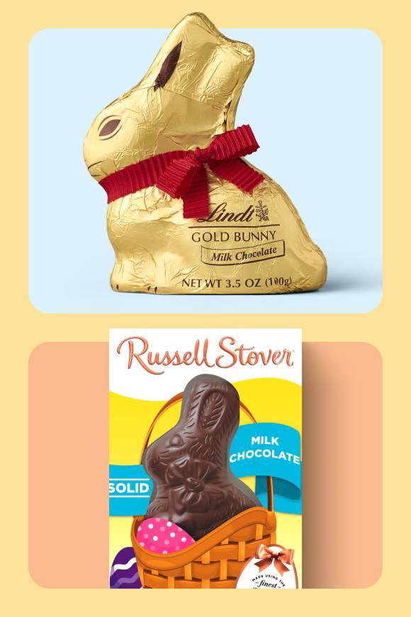 Basket icon: chocolate bunnies