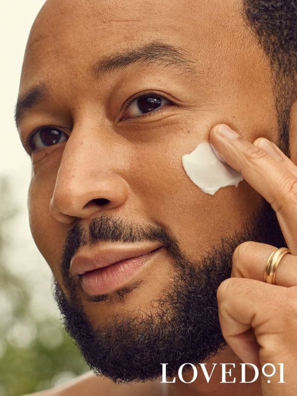 New: Loved01 by John Legend. Nurturing care for melanin-rich skin.
