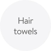 Hair towels.