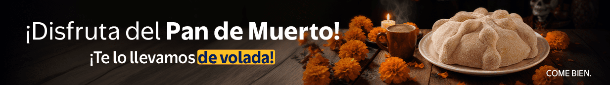 ¡Disfruta del pan de muerto! ¡Te lo llevamos de volada!
