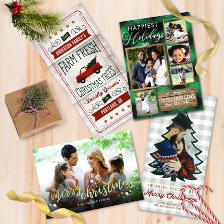 walmart one hour photo christmas cards