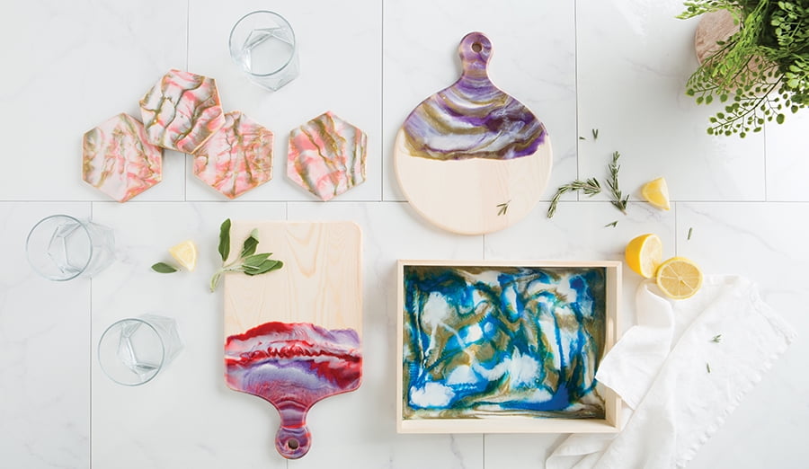 Personalize Wooden Surfaces with Resin Art Kits