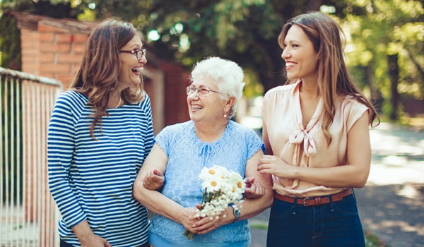 Make Mom queen for a day Daughters with their mom