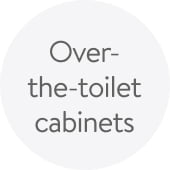 Over-the-toilet cabinets.