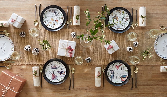 holiday table settings 1