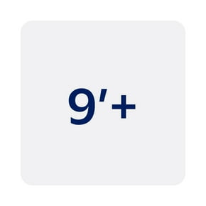 9'+ trees