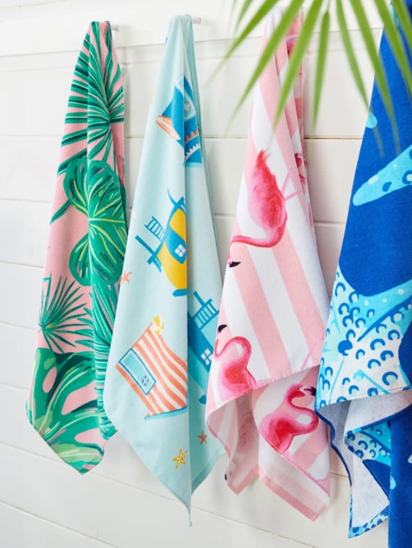Beach towels from $5. Stand out from the crowd with bright colors & patterns—for less. Shop now