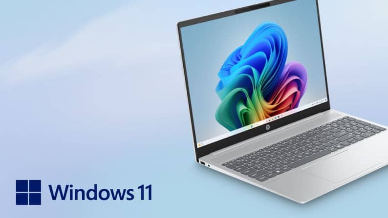 Silo shot. HP laptop.