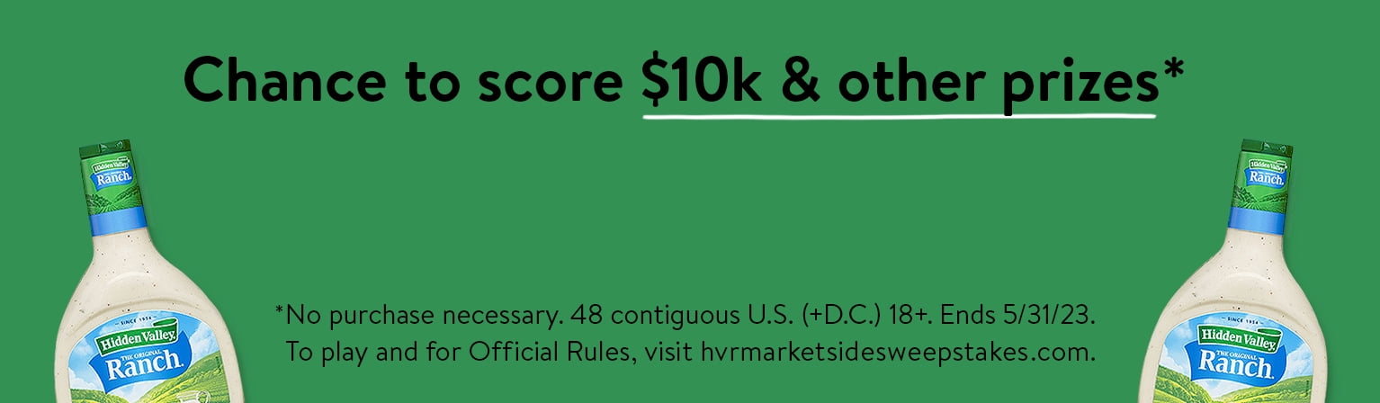 Hidden Valley Ranch Marketside Pizza - Walmart.com