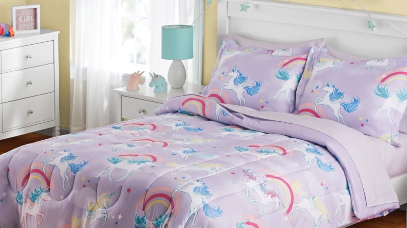 Girl bed shop sets at walmart