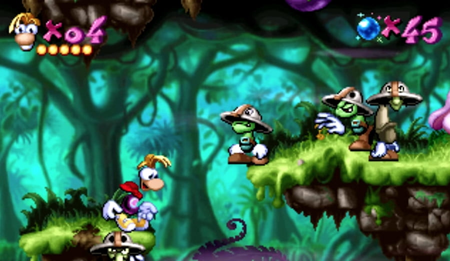 PlayStation Classic - Rayman’s beautiful graphics and platforming gameplay on display.
