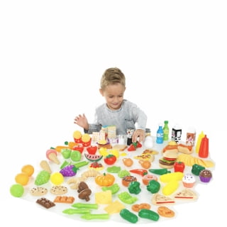 vinyl play food