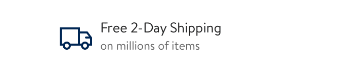 Shipping: Free 2-day shipping on millions of items. Click to continue