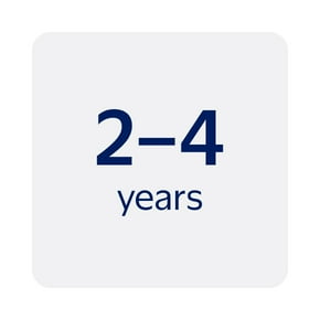 2–4 years