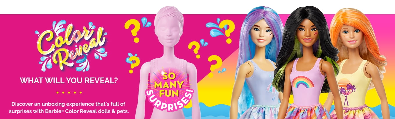 barbie color reveal doll walmart