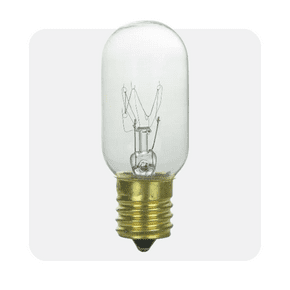 Intermediate base E17 light bulb