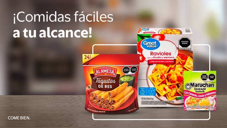 ¡Comidas fáciles a tu alcance!