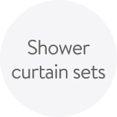 Shower curtain sets.