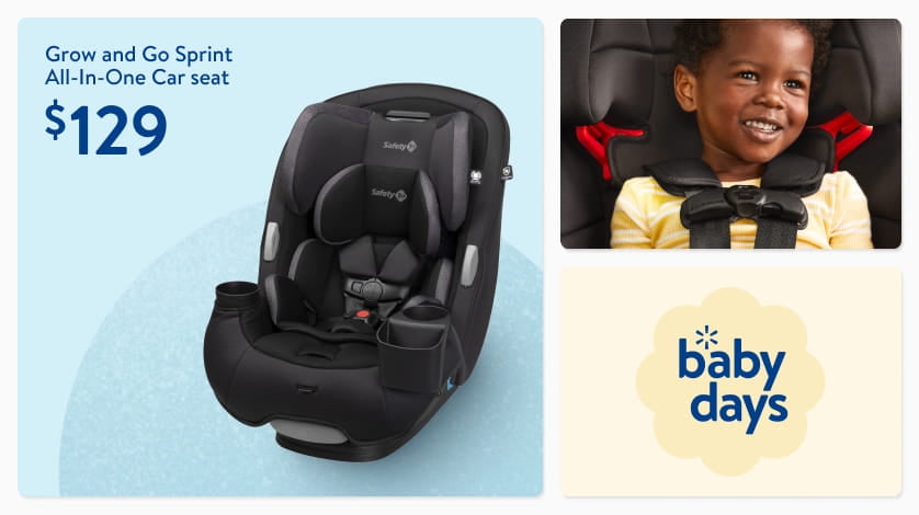 When do you get out of a car clearance seat