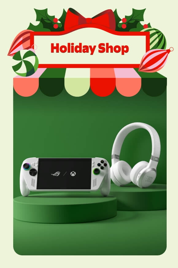 An image of an Xbox console and JBL headphones.