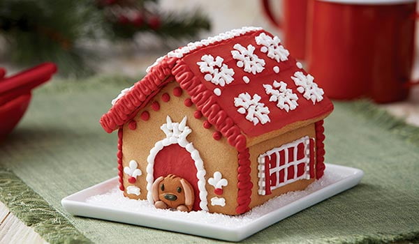 dog gingerbread house