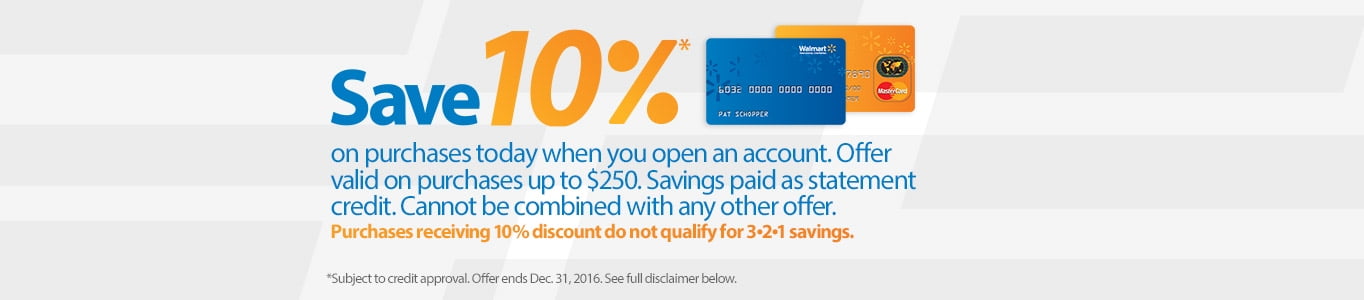 walmart credit card walmart