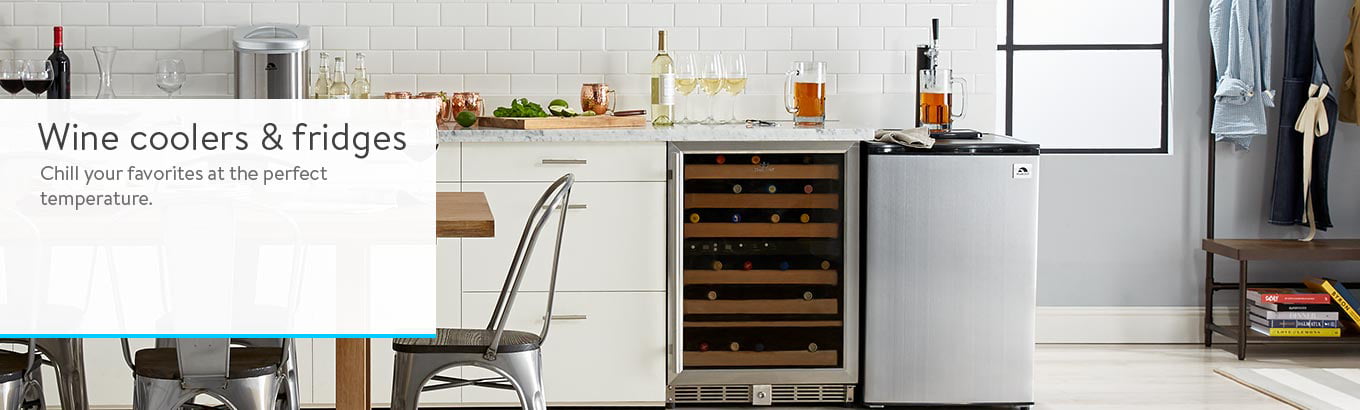 walmart wine coolers refrigerators