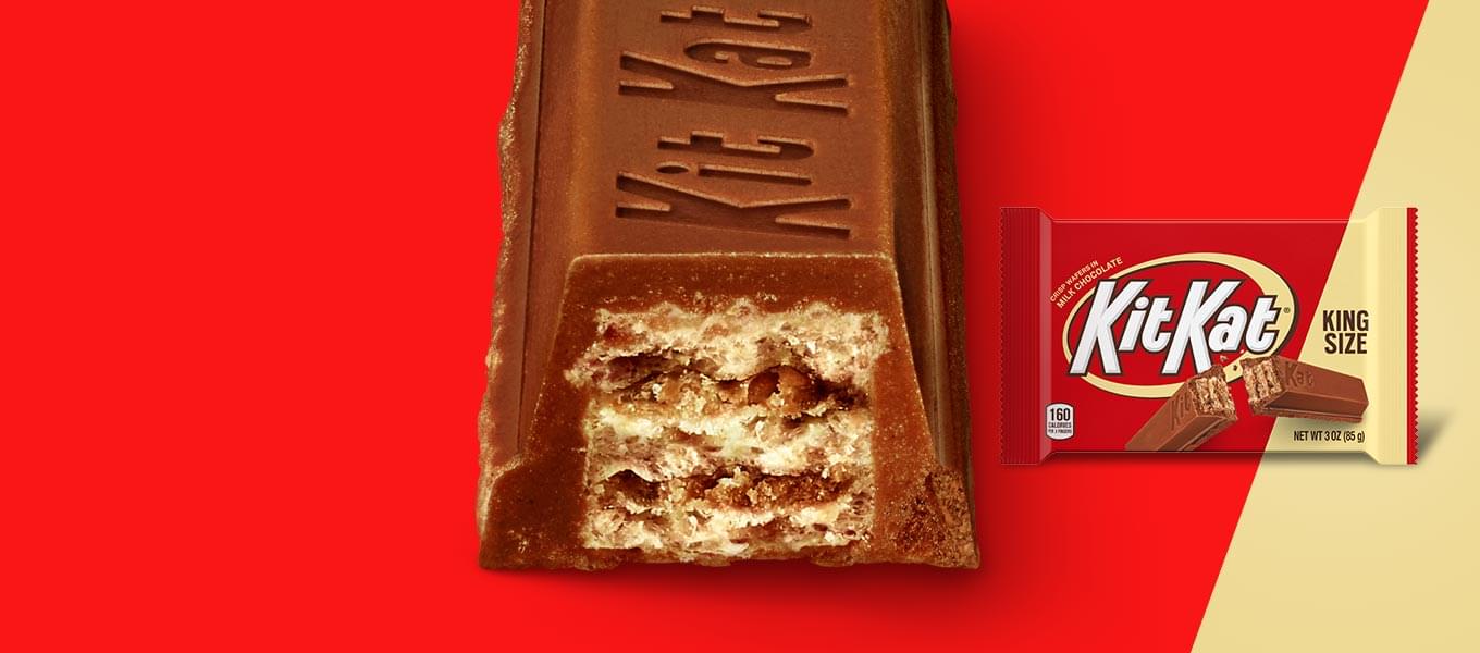 KIT KAT BIG KAT King Size Candy Bar, Milk Chocolate Covered Crisp Wafer