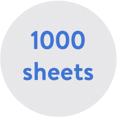 1000 Sheets