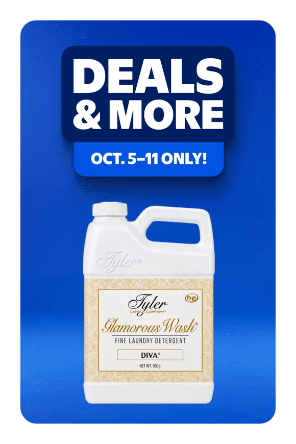Image shows Tyler Candle Diva Glamorous Wash Liquid Laundry Detergent, 12 Loads, 32 fl oz