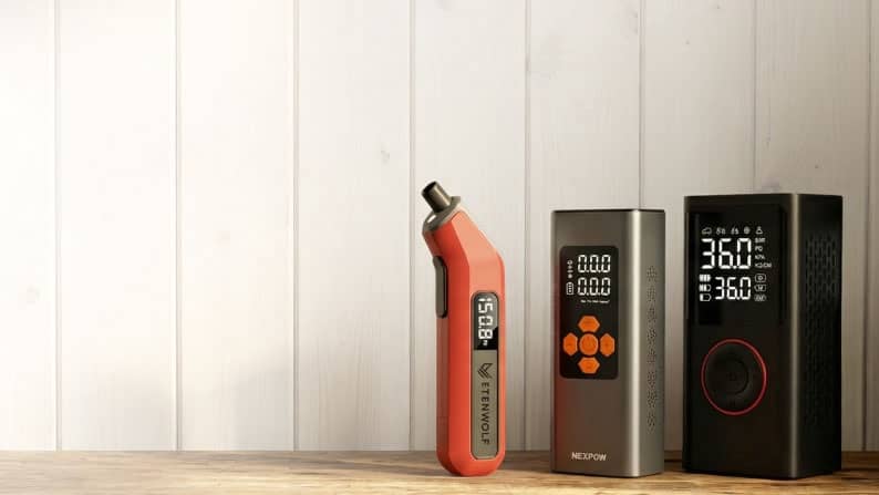 View various digital gauges and equipment.