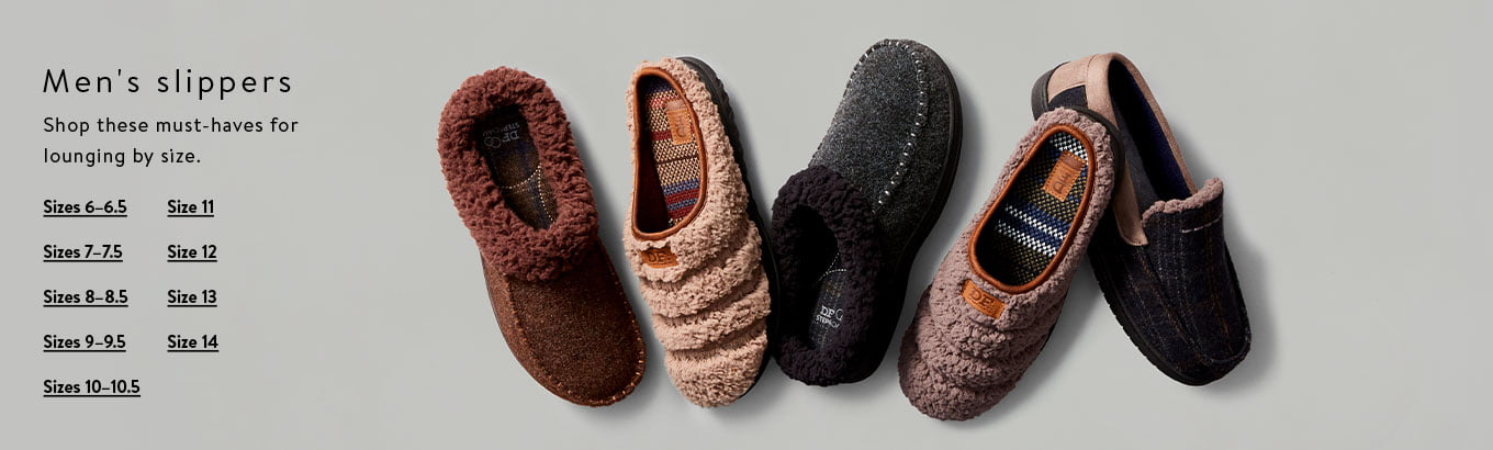 acorn wool lounging slippers