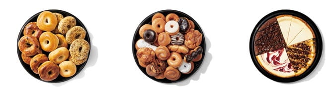 bagels donuts and cheesecakes