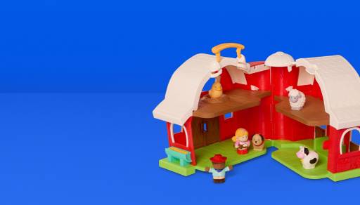 Image shows a farm play set.