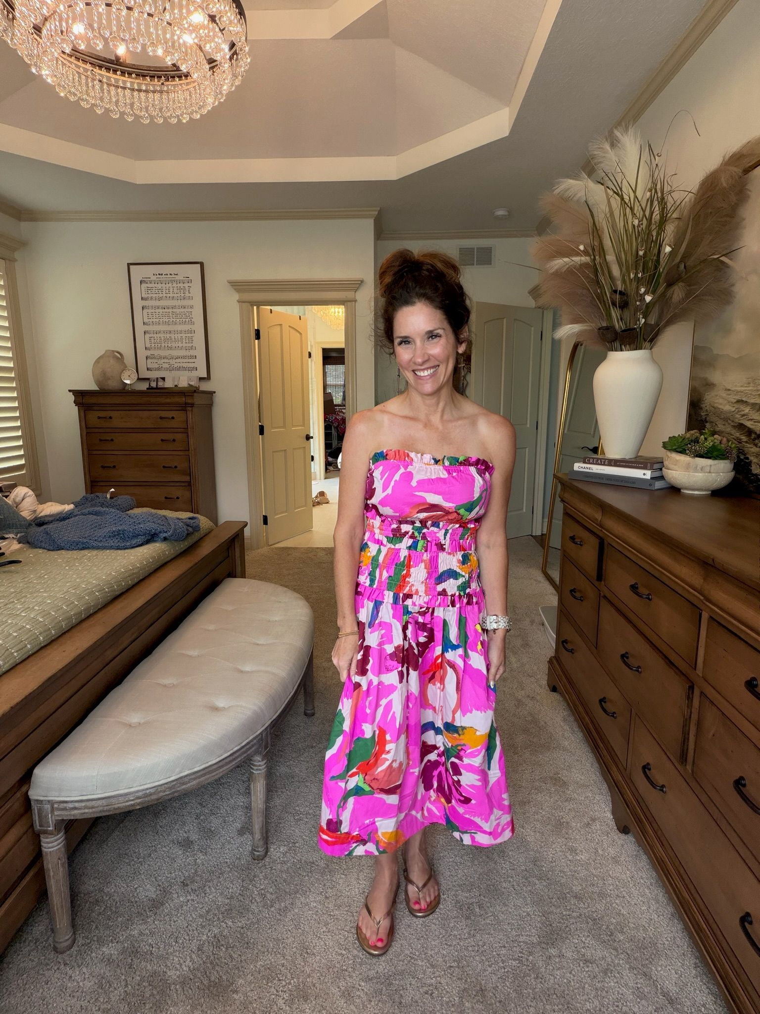 This is the perfect tropical dress, Shop post,
