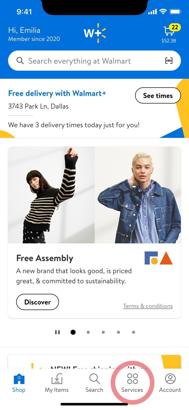 Member prices on fuel Walmart+ membership Walmart Plus