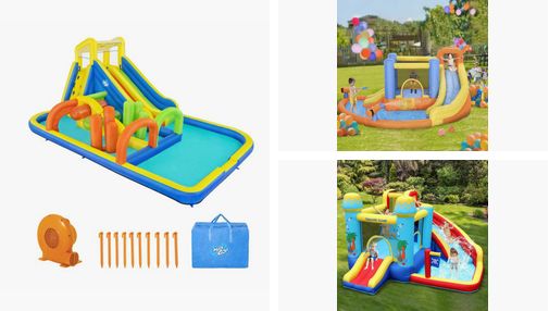 Kids Bounce House Inflatable Water Slide Jump