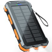 Shop solar chargers and power banks.