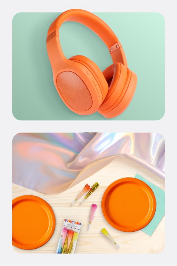 Glam-era party supplies