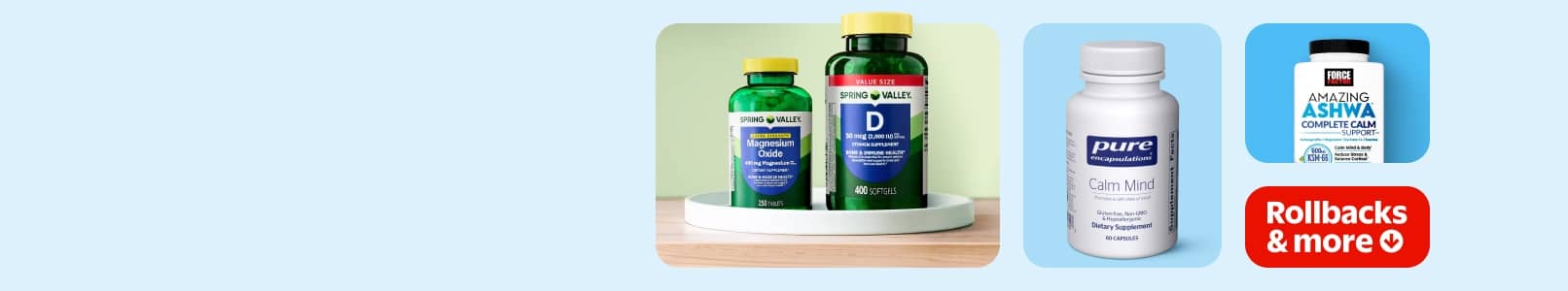 Spring Valley Vitamins and supplements