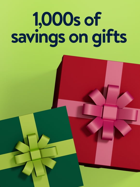 Gift, gift, gift—go! Extra-low prices & lots of joy. Shop now.