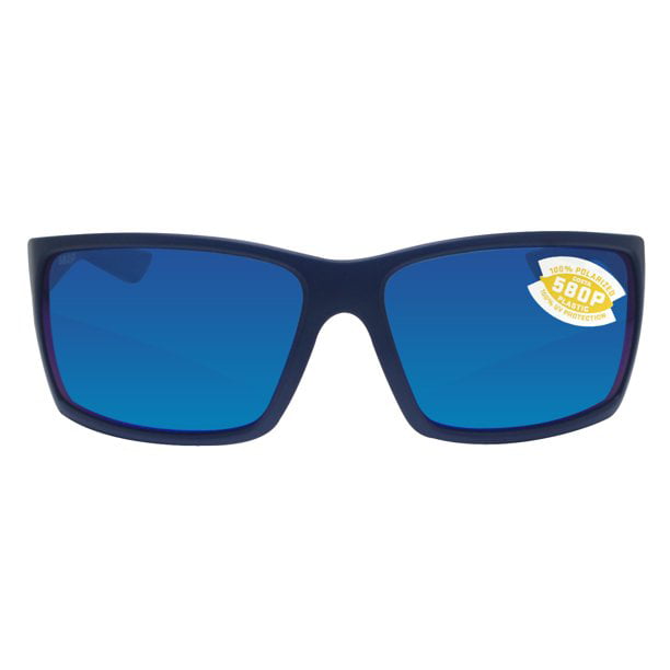 Panama Jack Men's Rubberized Print Square Sunglasses, Blue Crystal with  Textured Wood, 54