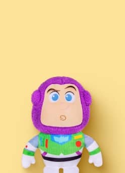 Buzz Lightyear plush toy.
